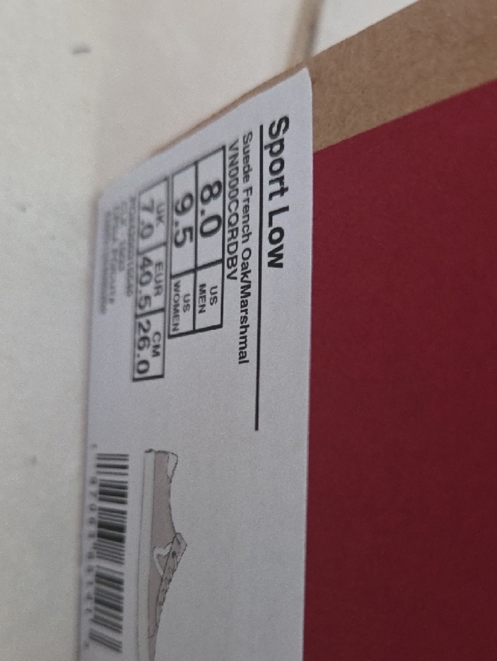 Vans Women's Suede Lace-Up Sneakers in Light Gray and White - Picture 3 of 3